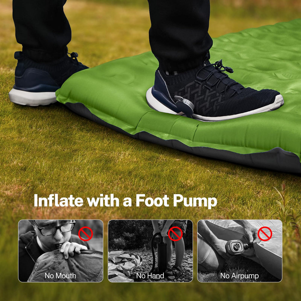 OGERY sleeping pad durable waterproof material withstands outdoor use while staying comfortable