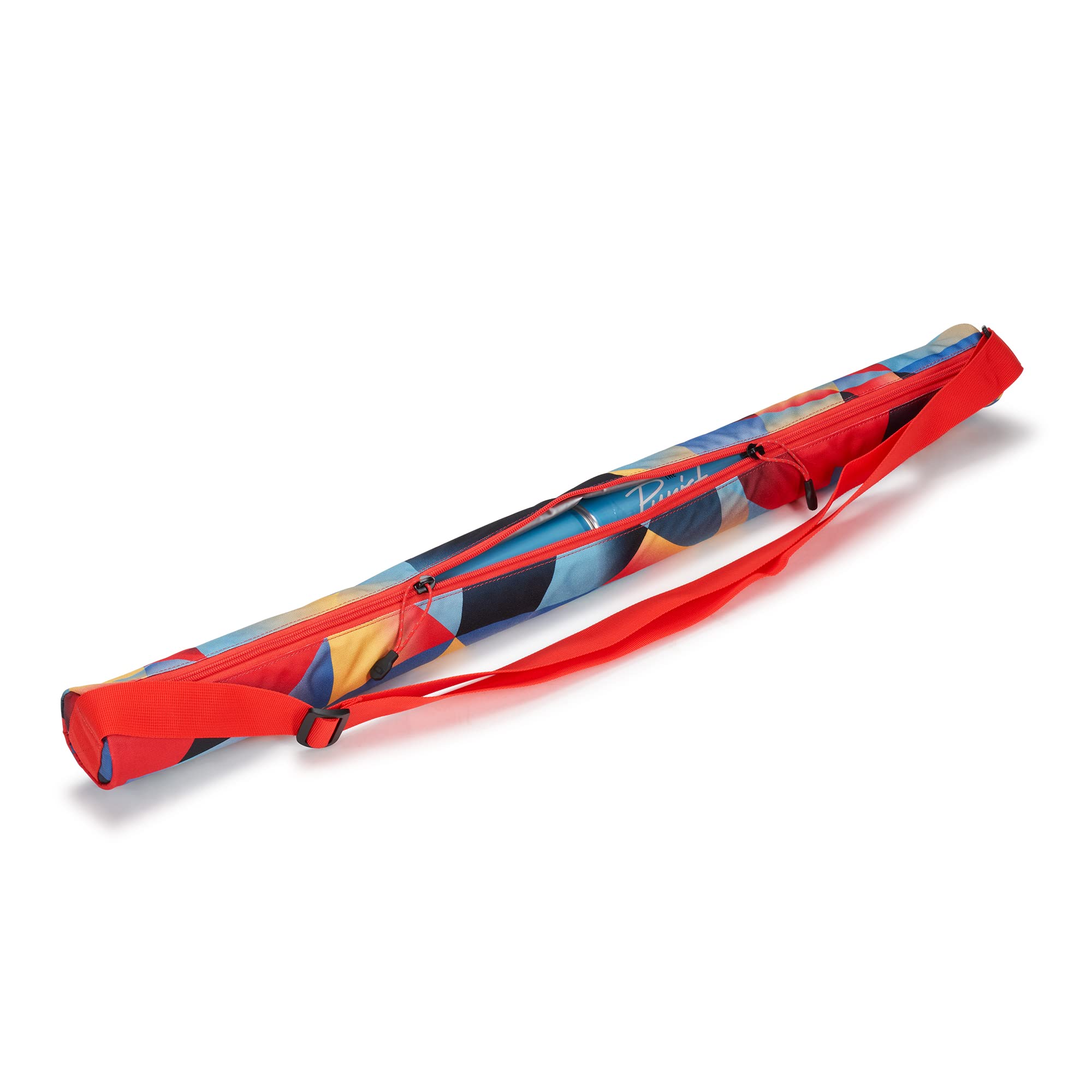 OGIO AC OG Thin Can Cooler Hypr CMO 22 zipper detail showing durable full-length zipper.