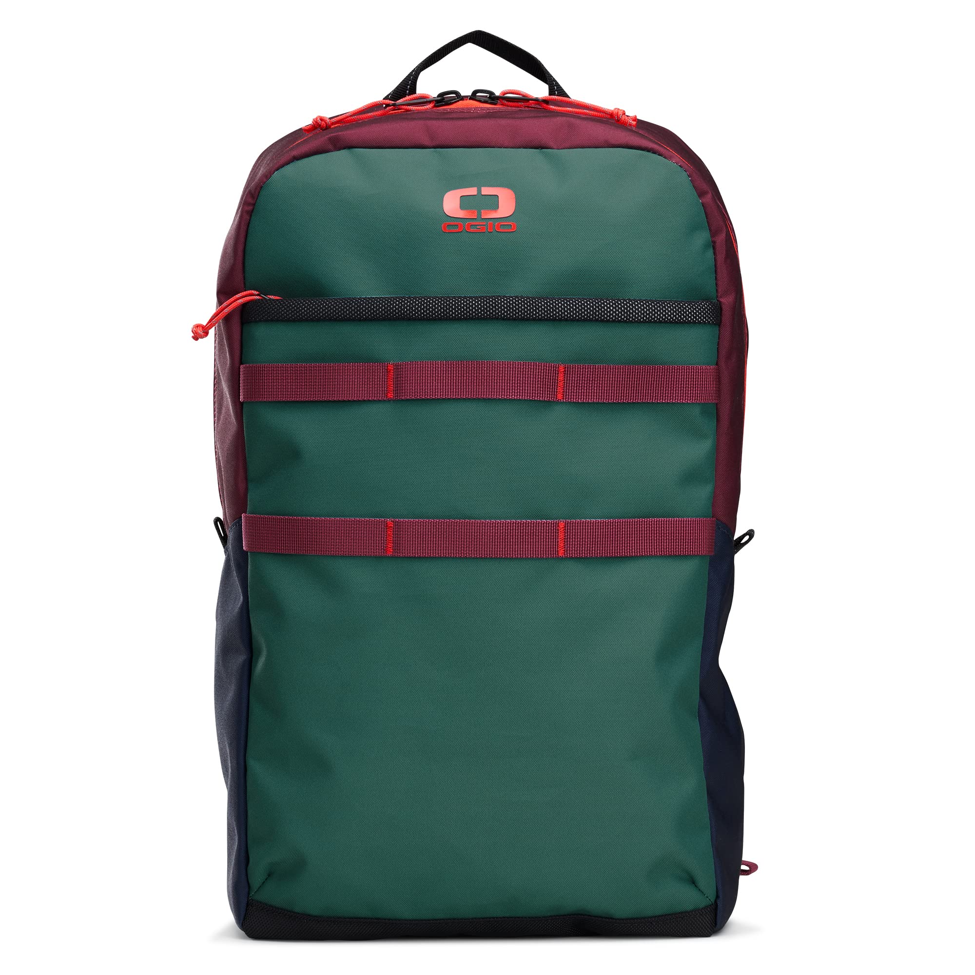 OGIO AL LITE Convoy 21L back view shows breathable comfort and slim profile.