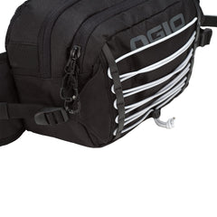 OGIO Ripper lumbar front pocket for larger items and quick access.