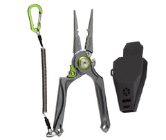 OH MY WOW Fishing Pliers with titanium-coated stainless steel body
