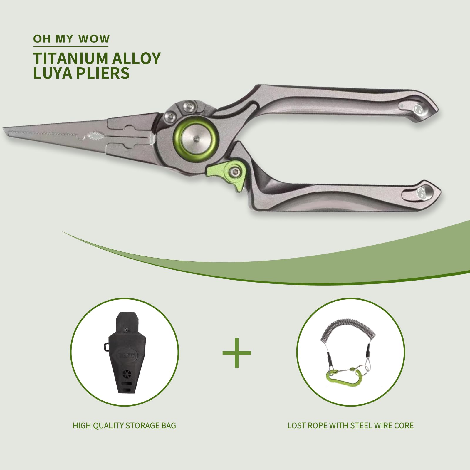Split ring plier tip for easy ring opening