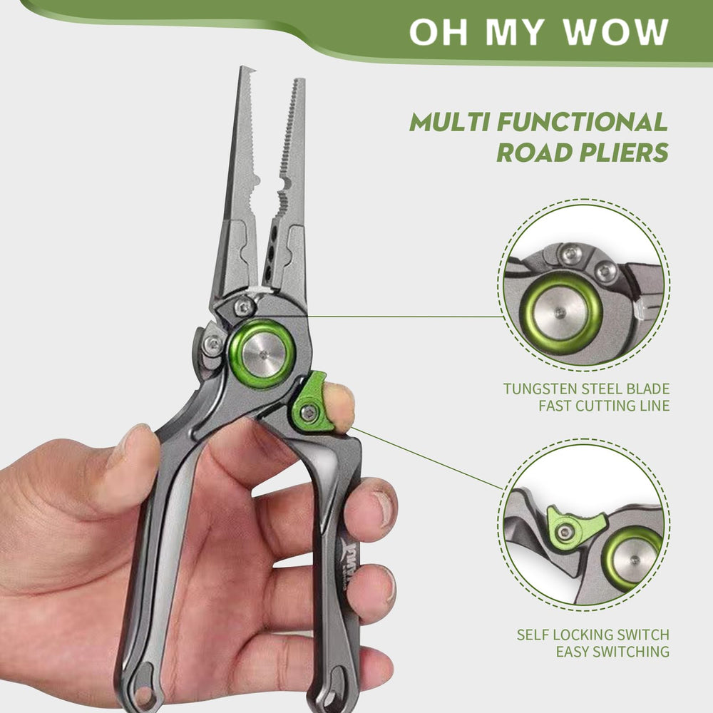 Hook remover tool integrated into the pliers
