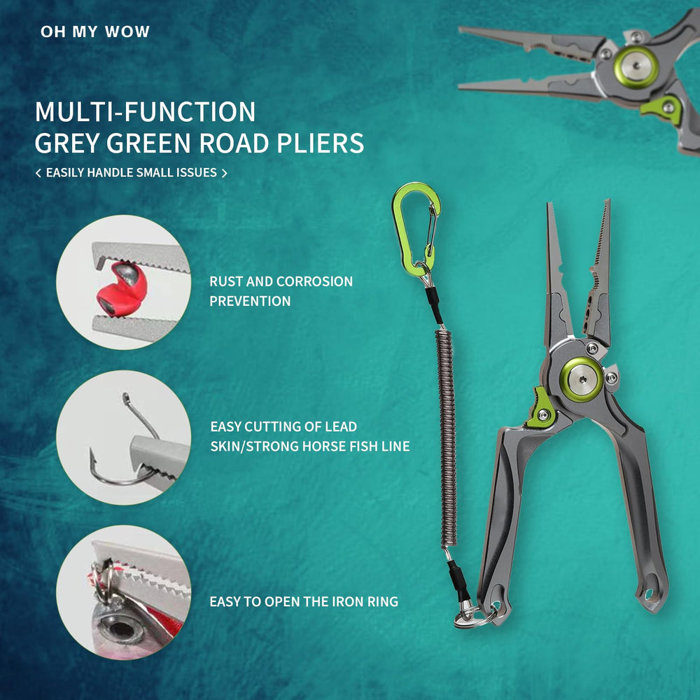 Corrosion-resistant fishing pliers for saltwater use