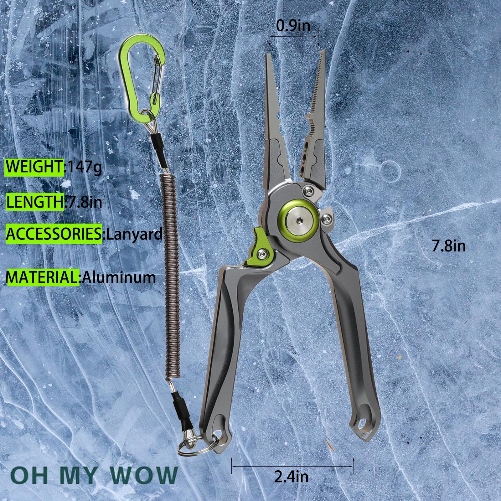 Versatile tool suitable for saltwater and freshwater fishing