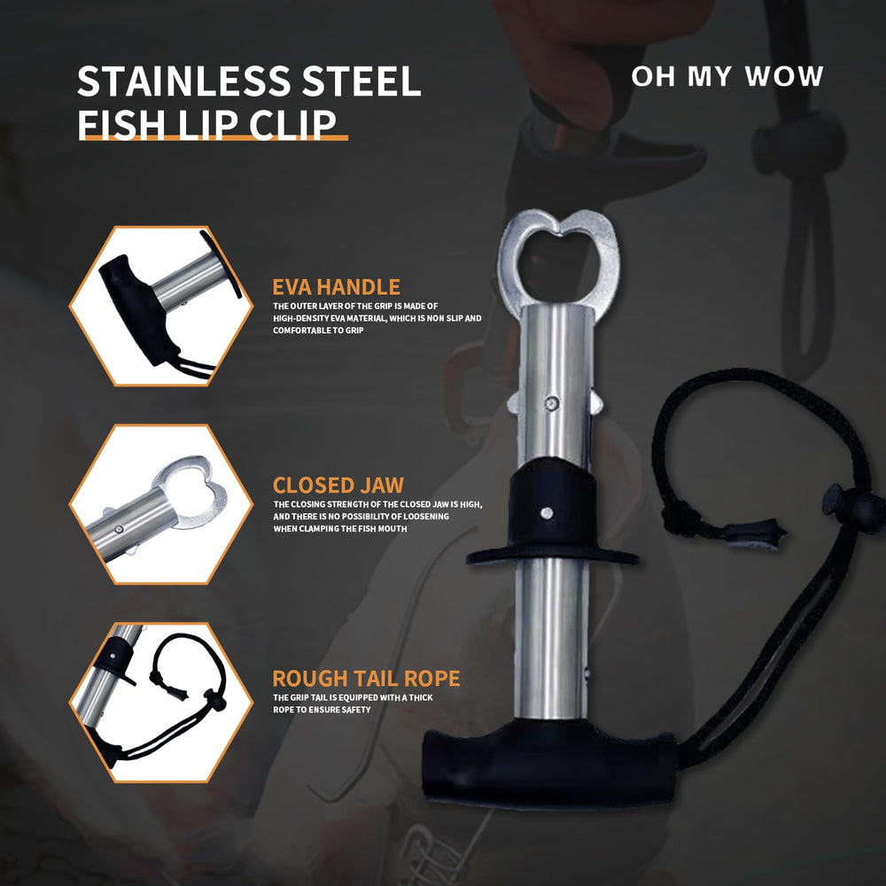 Compact travel-ready fishing tool kit for saltwater and freshwater