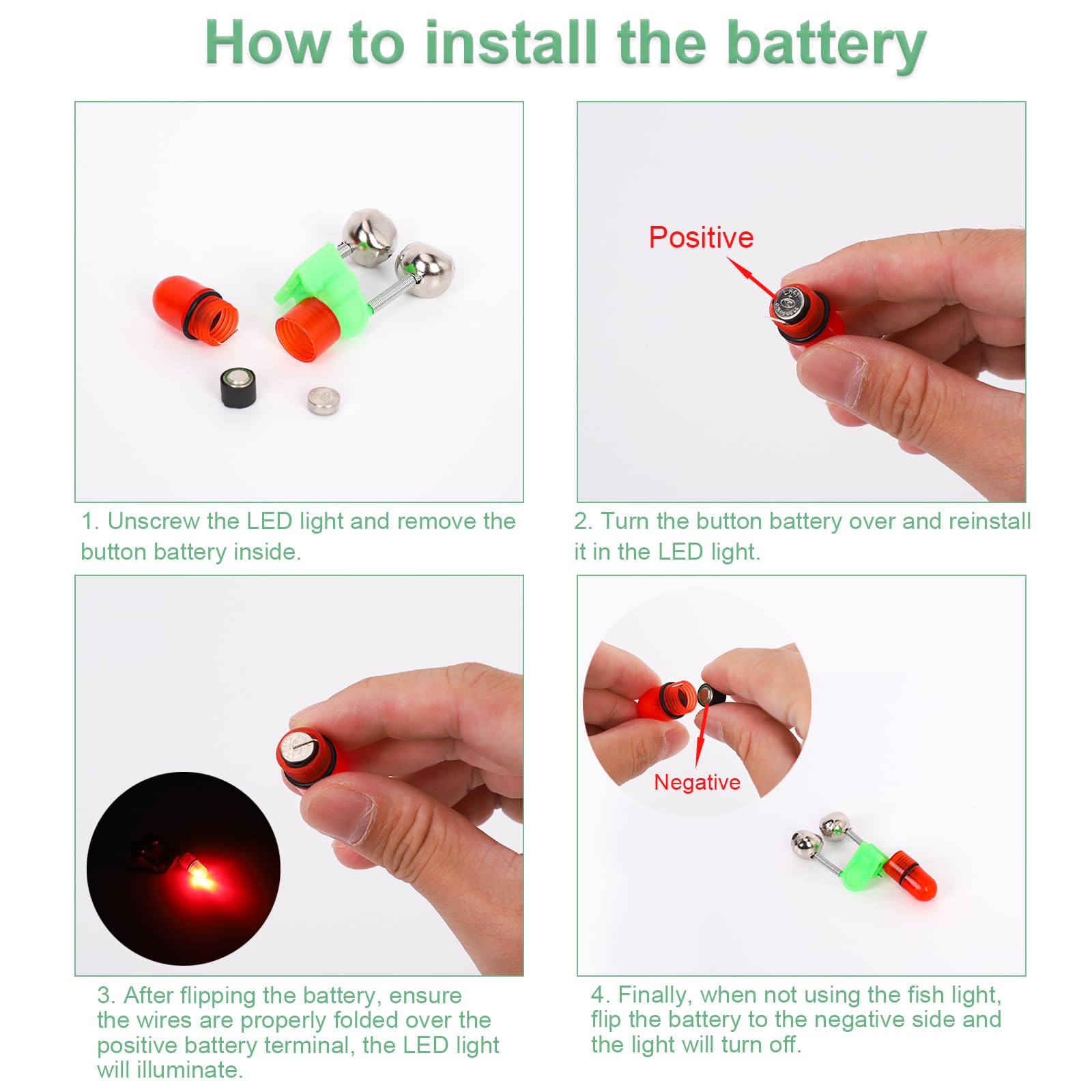 OHOH bite alarm with green and red LEDs