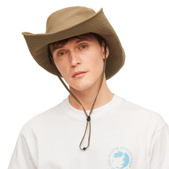 OHGOLF foldable sun hat with face and neck protection for sunny days.
