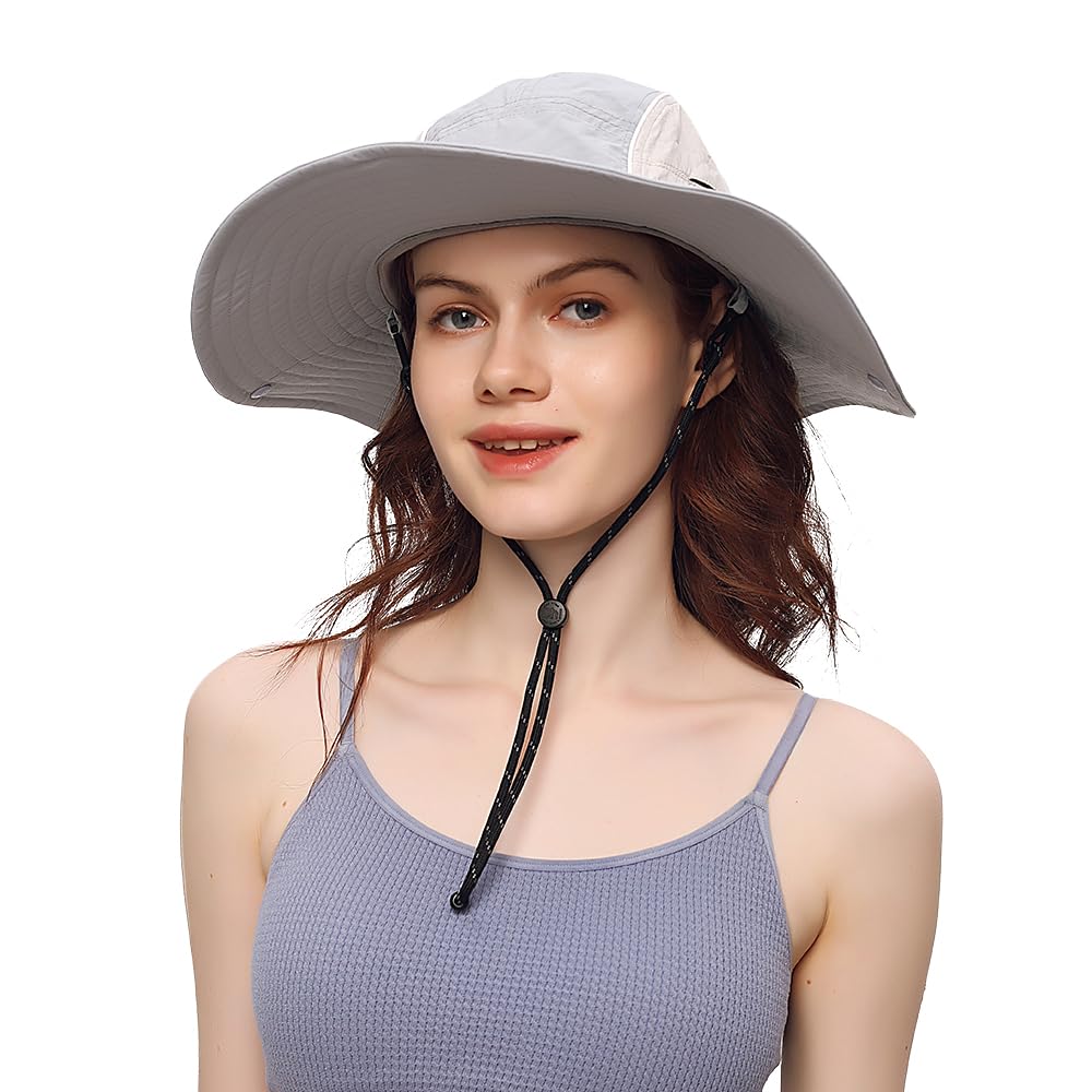 OHGOLF SNH5M230T light blue wide brim hat for all-day shade.