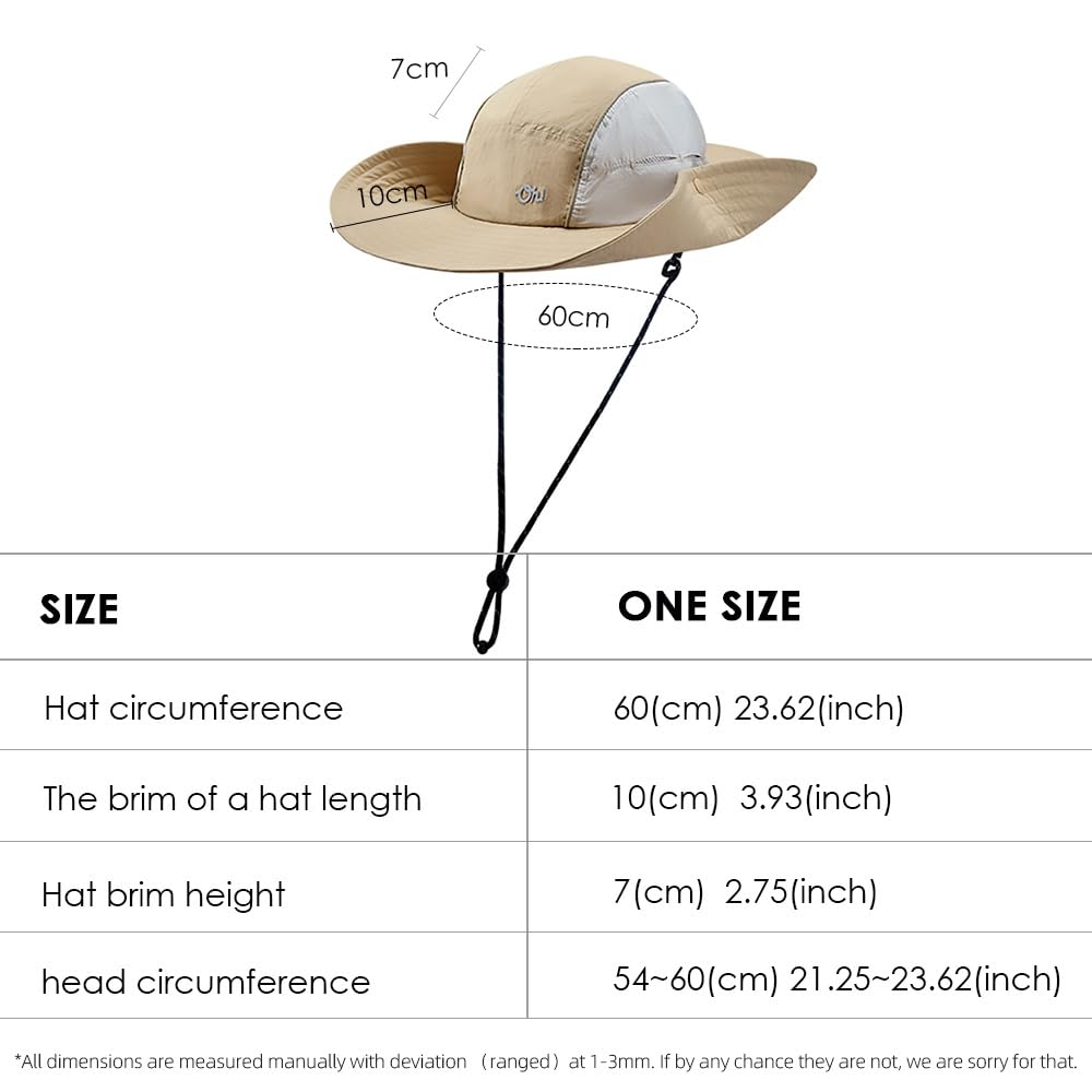 OHGOLF sun hat with UPF 50+ protection for outdoor days