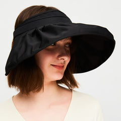 OHGOLF foldable wide-brim hat packed for travel.