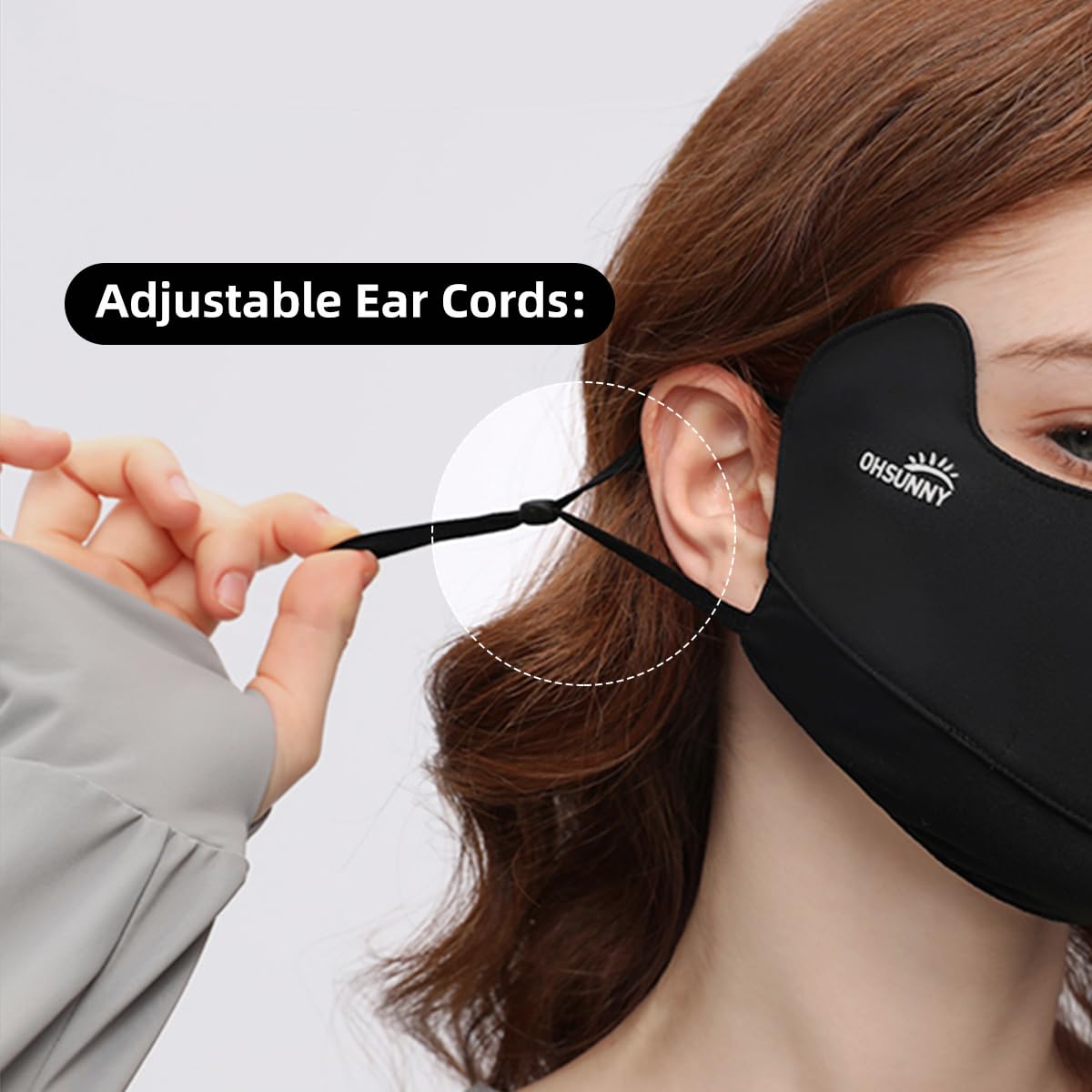 OHRAIN quick-dry polyester fabric demonstrates moisture management.