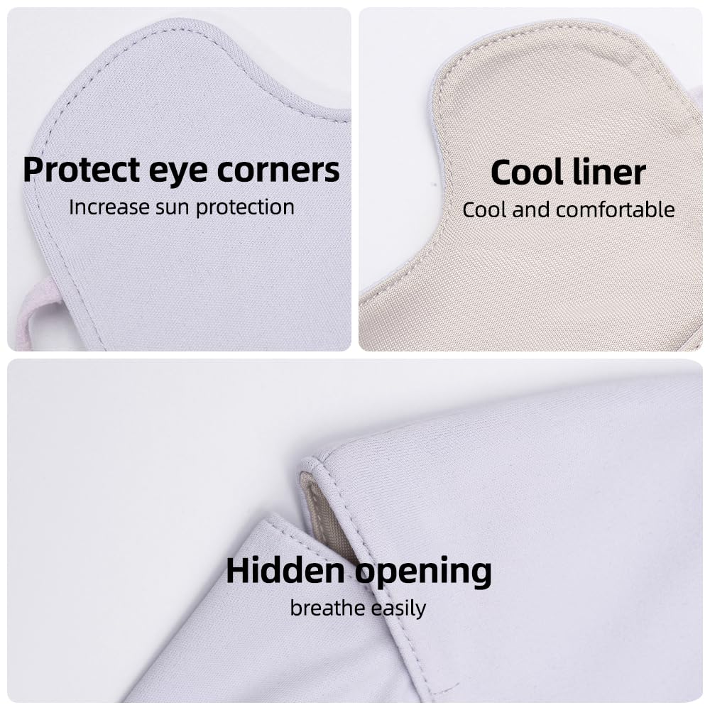 OHRAIN neck gaiter designed for multi-use outdoor activities like hiking cycling or gardening.