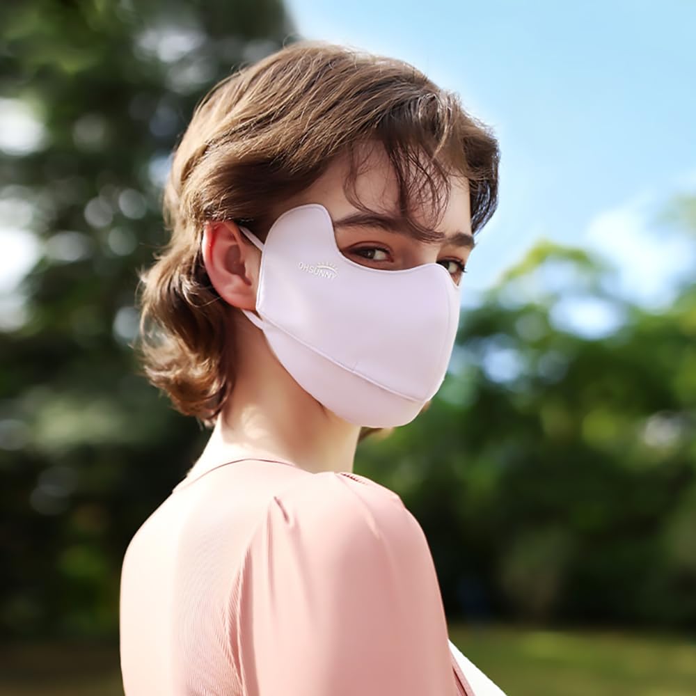 OHRAIN neck gaiter quick-dry polyester dries sweat quickly during outdoor activities.