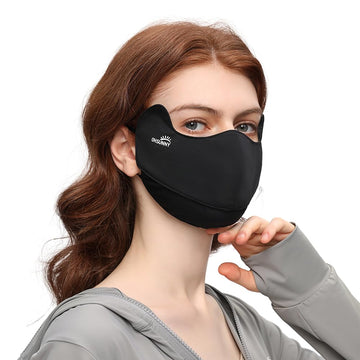 OHRAIN neck gaiter with UPF 50+ sun protection for outdoor use.