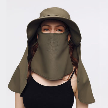 OHRAIN foldable sun hat with waterproof fabric for hiking, beach days, and travel