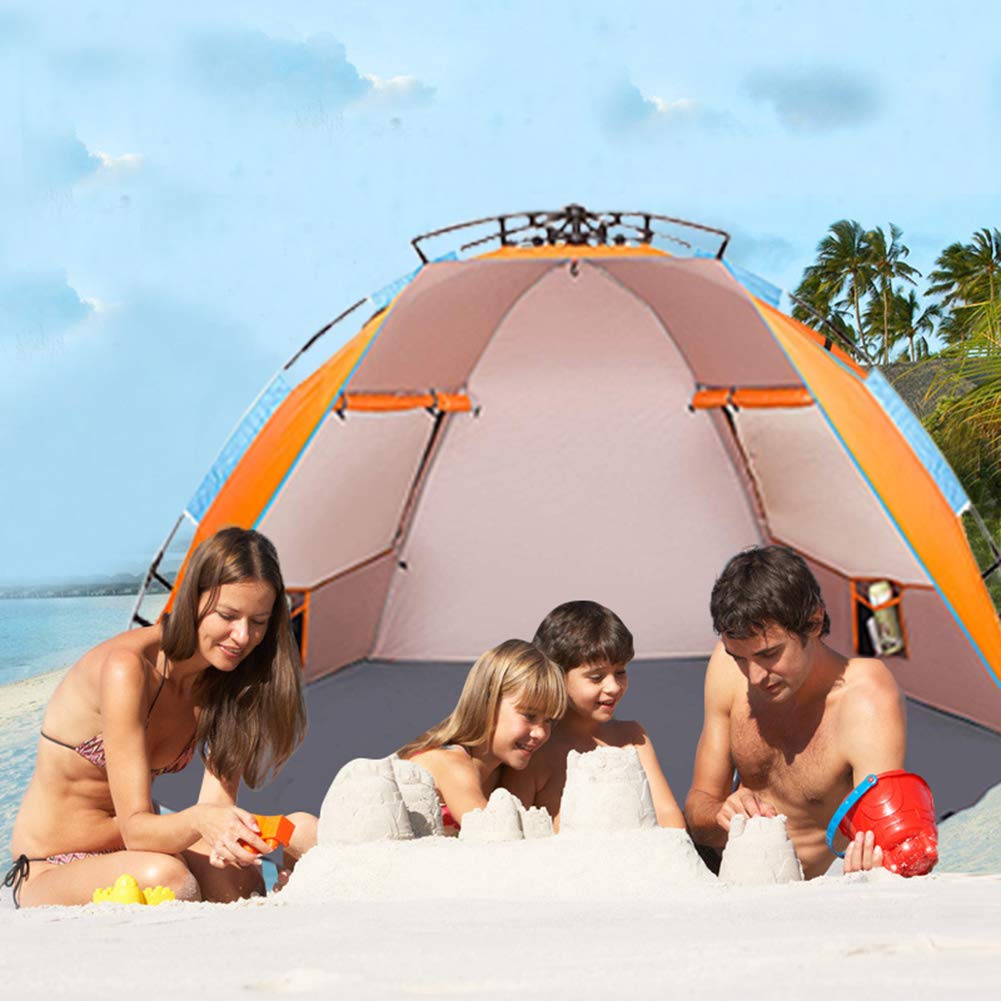 Oileus X-Large Beach Tent awning shade for extra sun protection