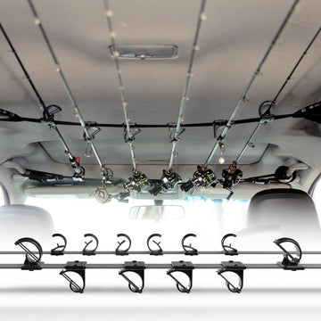 OJYDOIIIY car fishing rod holder mounted in vehicle