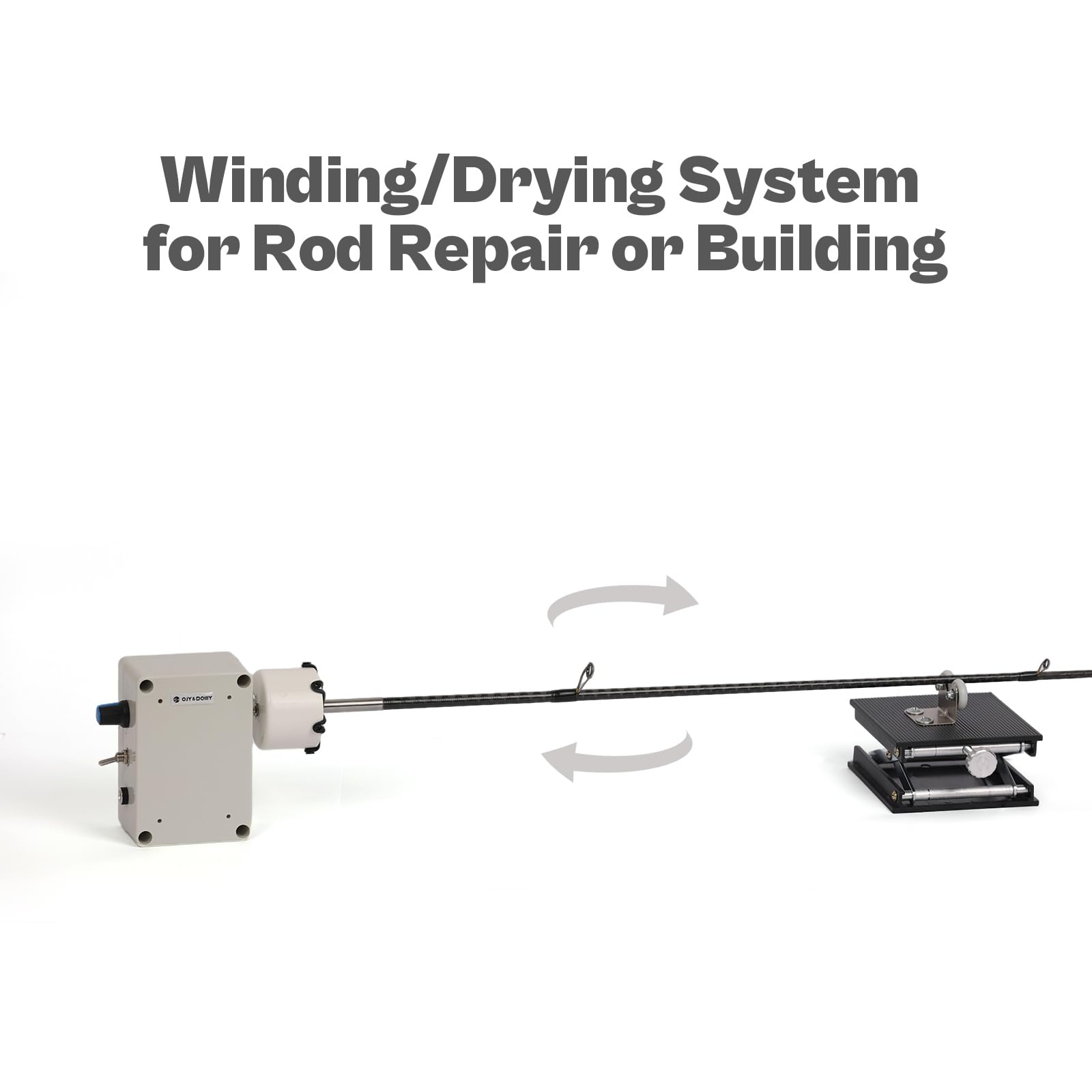 Rod building kit components for fishing rods