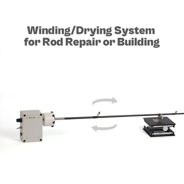 Rod building kit components for fishing rods