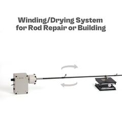 Rod building kit components for fishing rods