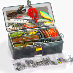 Tackle box with OJYDOIIIY bass fishing lures kit