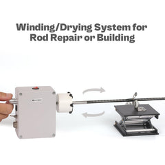 OJYDOIIIY epoxy dryer machine operates quietly during repair sessions.
