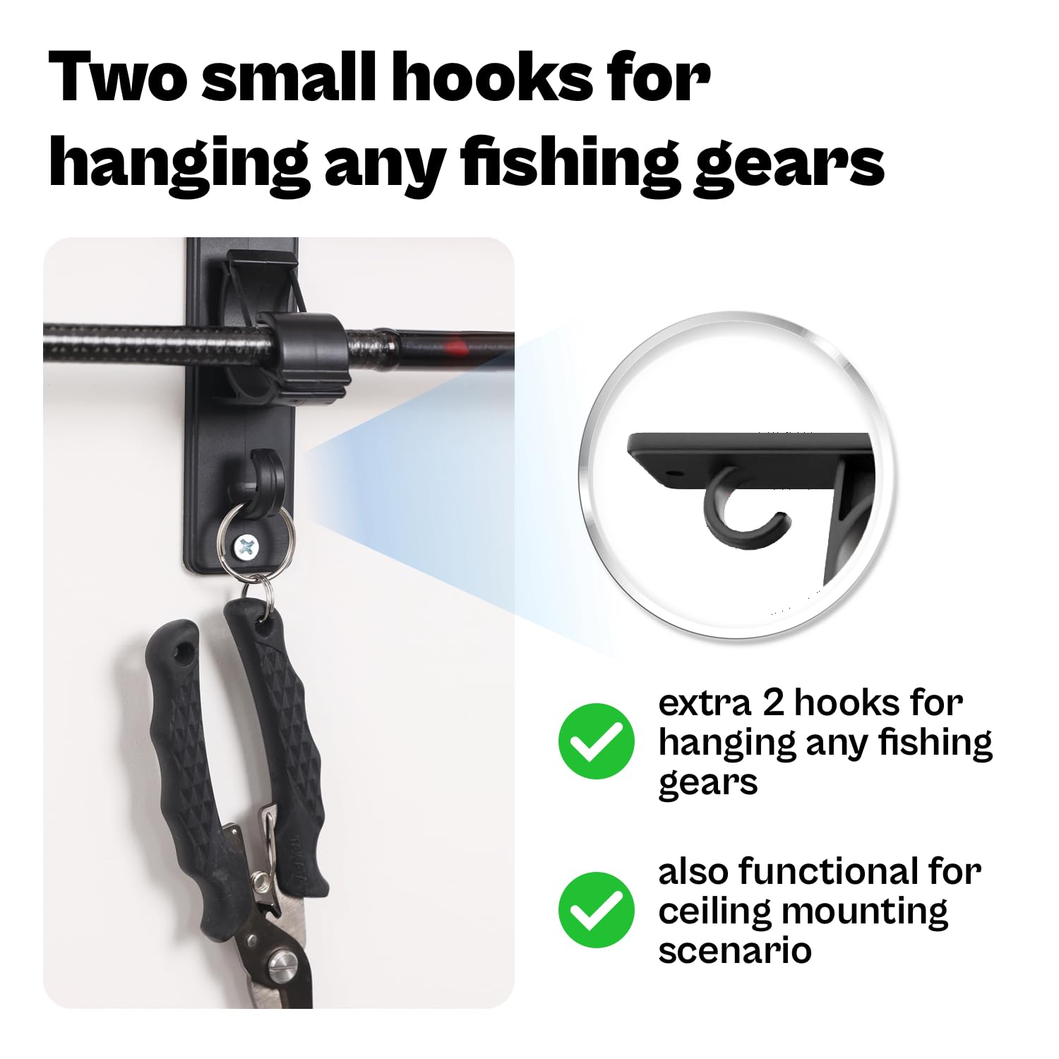 Garage organization using OJYDOIIIY fishing rod storage rack