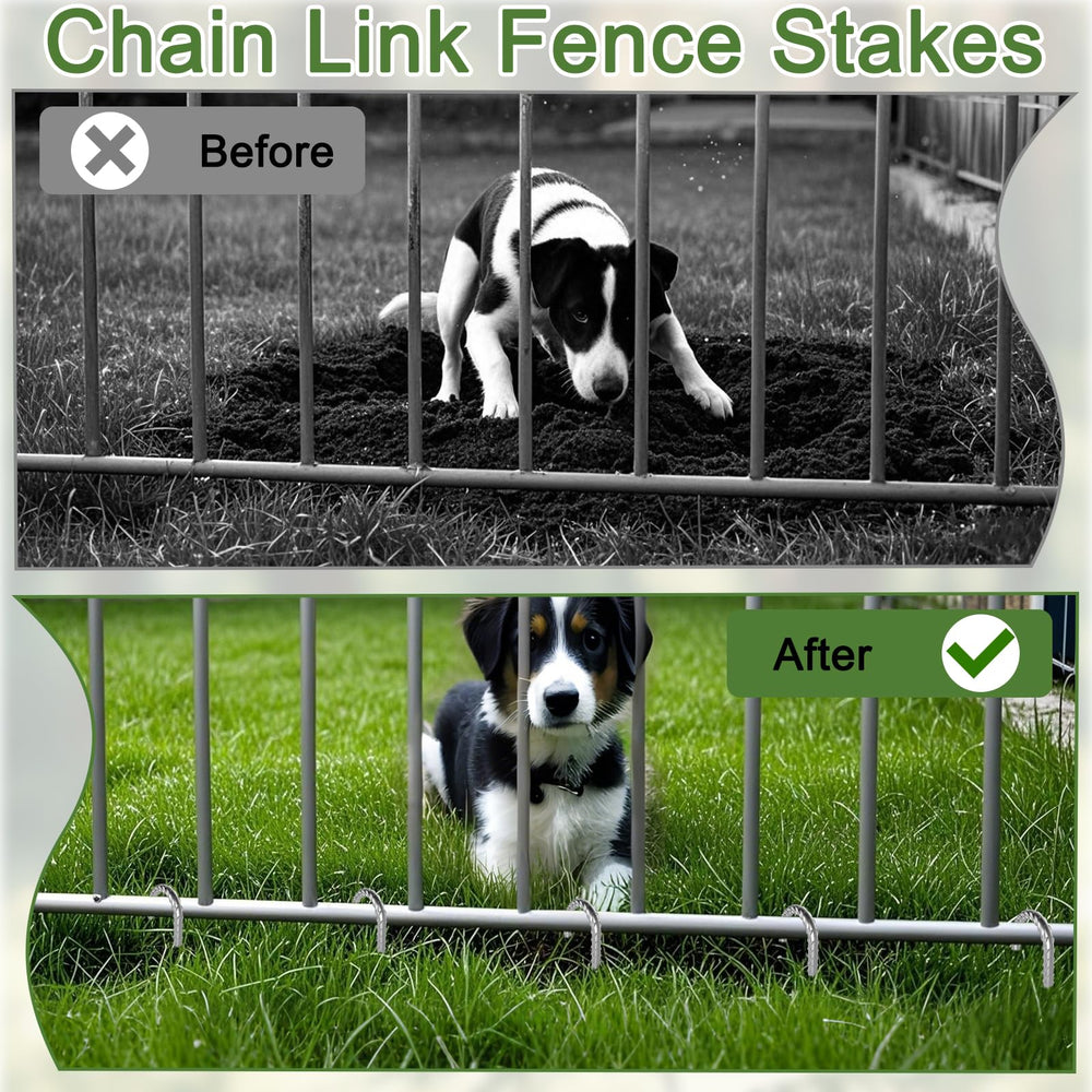 OK5STAR heavy-duty fence stakes multi-use support garden fencing and outdoor decorations.