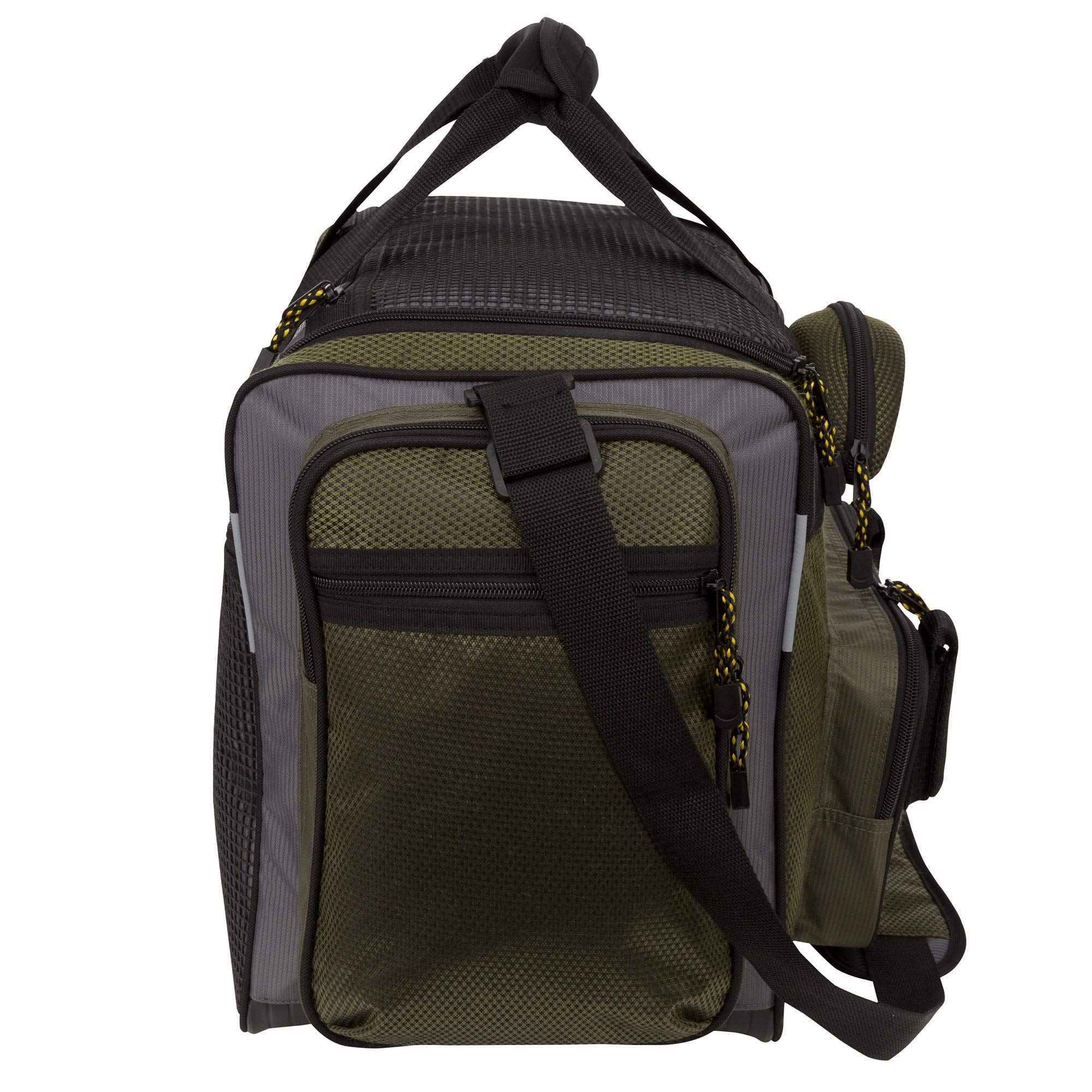 Okeechobee Fats Fisherman Deluxe dual exterior side pockets for extra gear.