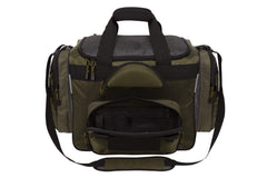 Okeechobee Fats Fisherman Deluxe front pocket with internal organizer for tools.