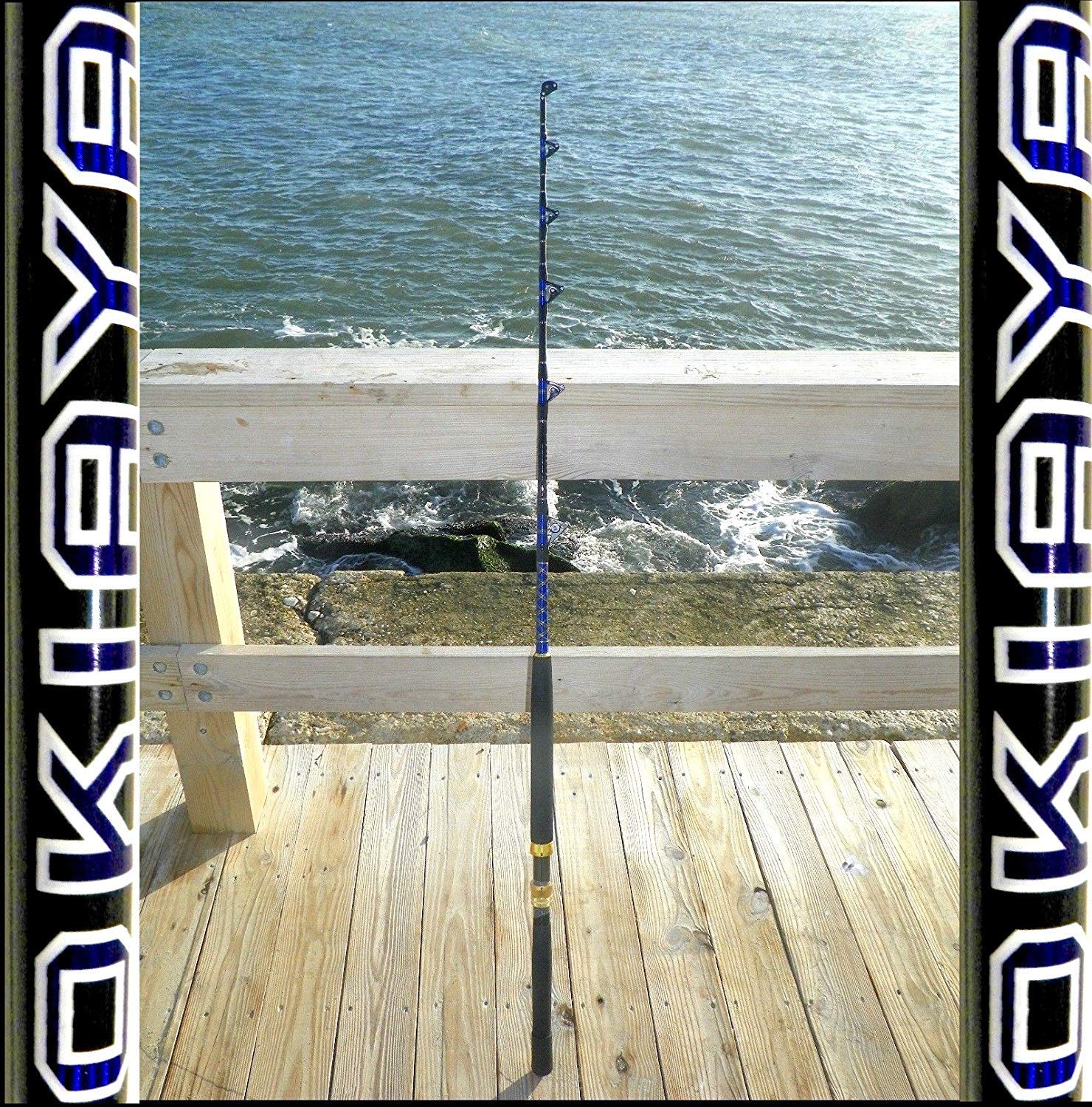OKIAYA offshore rod design close-up highlights US craftsmanship