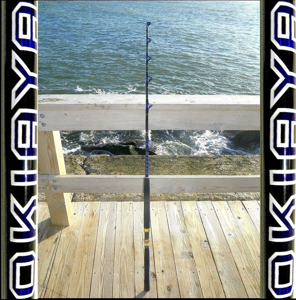 OKIAYA offshore rod design close-up highlights US craftsmanship