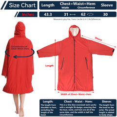 Oksun Waterproof Swim Parka cuffs with Velcro offer adjustable wind protection.