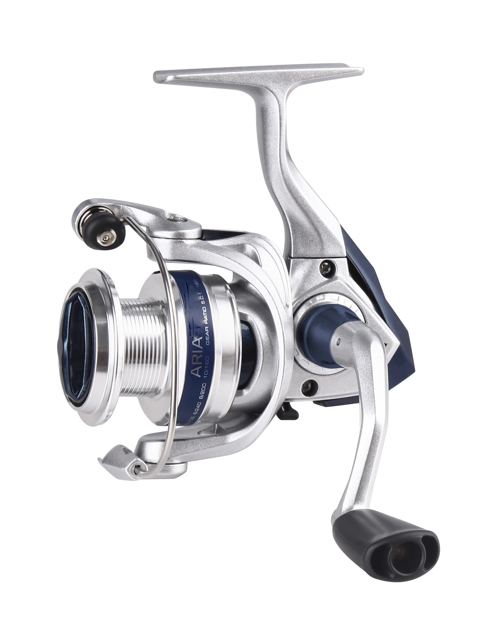 OKUMA ARIA-C4000a spinning reel in silver for smooth casting and reliable fishing sessions
