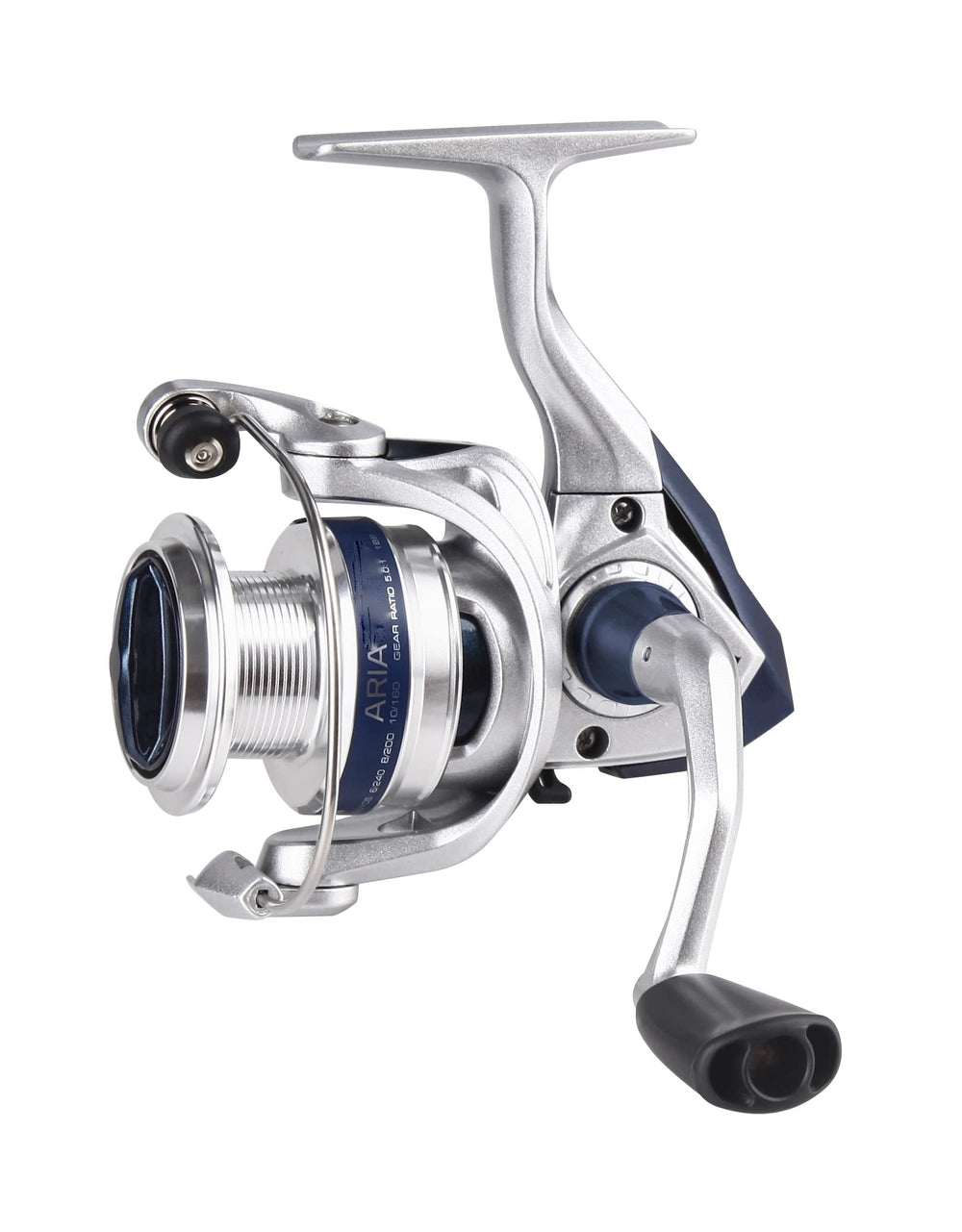 OKUMA ARIA-C4000a spinning reel in silver for smooth casting and reliable fishing sessions