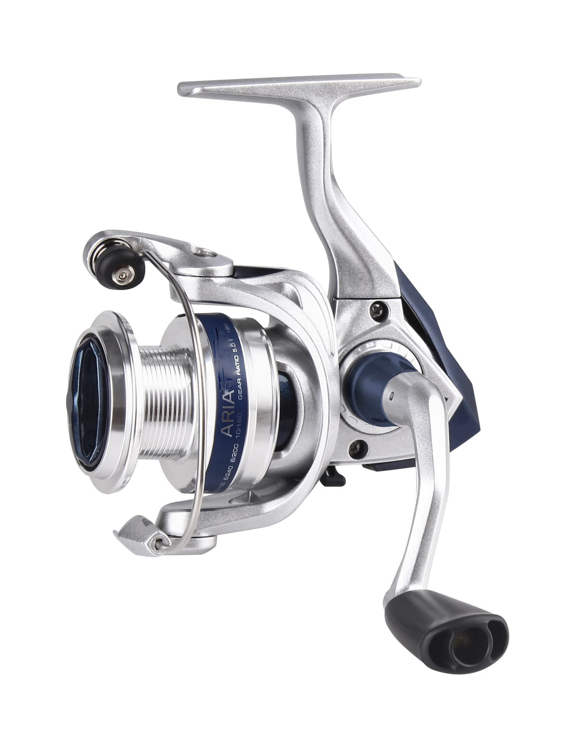 OKUMA ARIA-C4000a spinning reel in silver for smooth casting and reliable fishing sessions