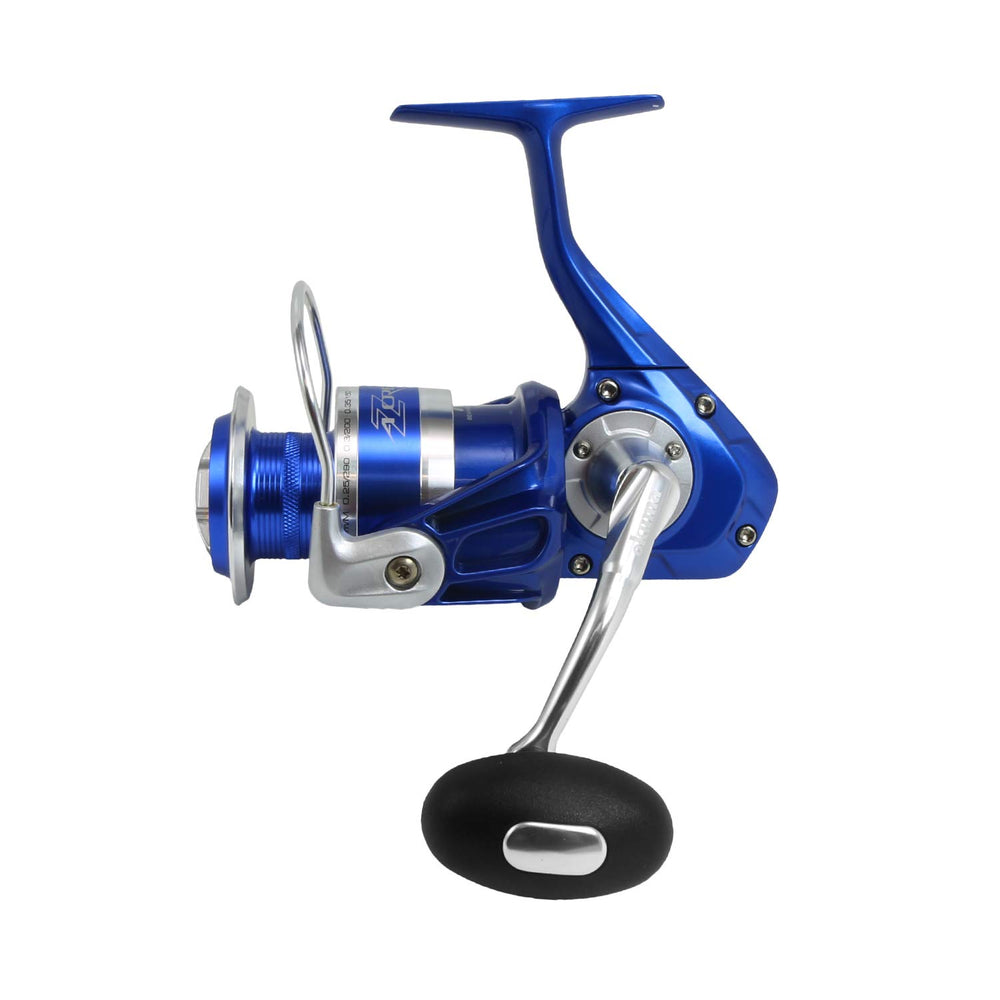 Okuma Azores hydro-block drag system enhances smooth drag in rough water.