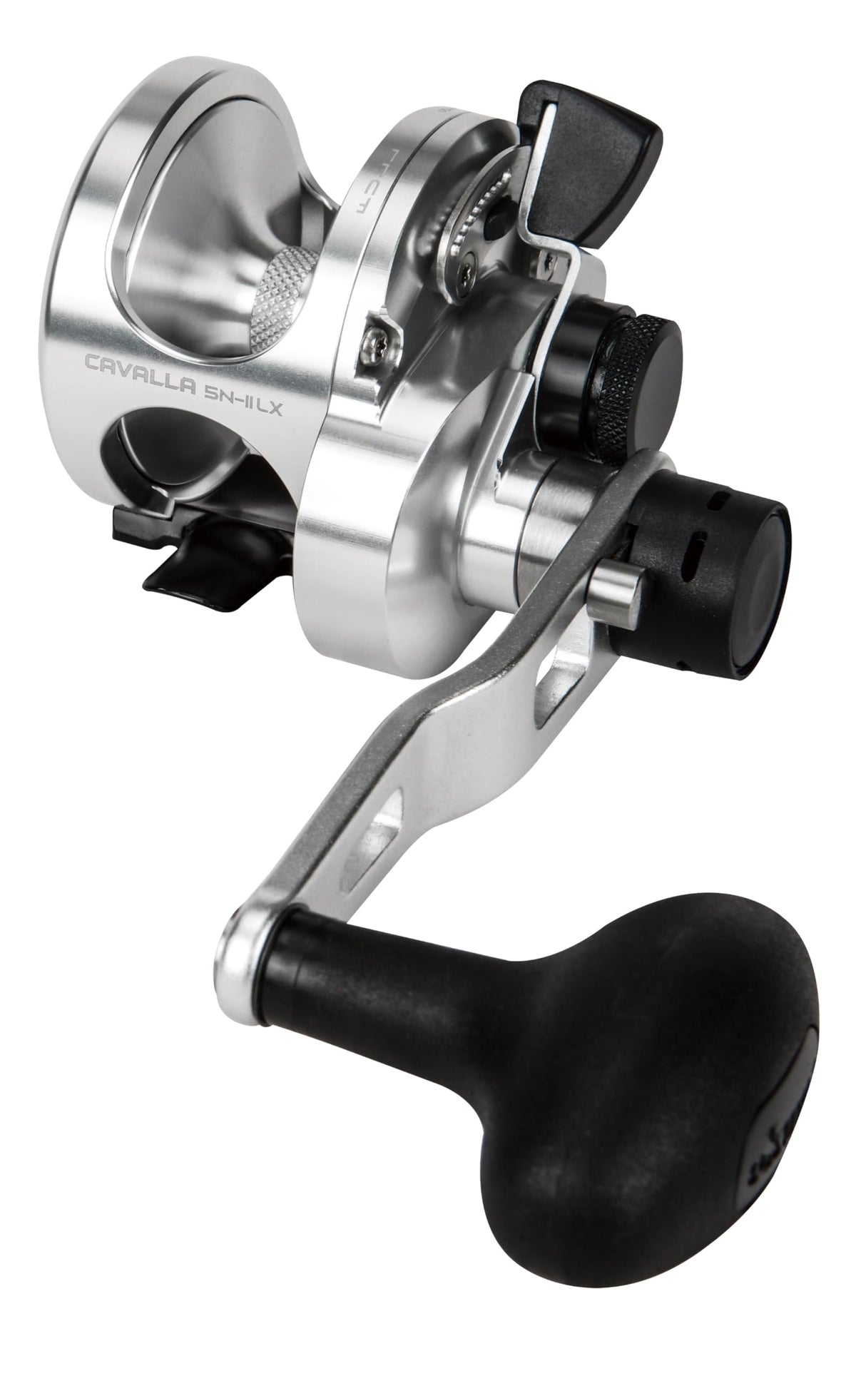 Okuma Cavalla frame and spool highlight durable 6061-T6 aluminum construction.