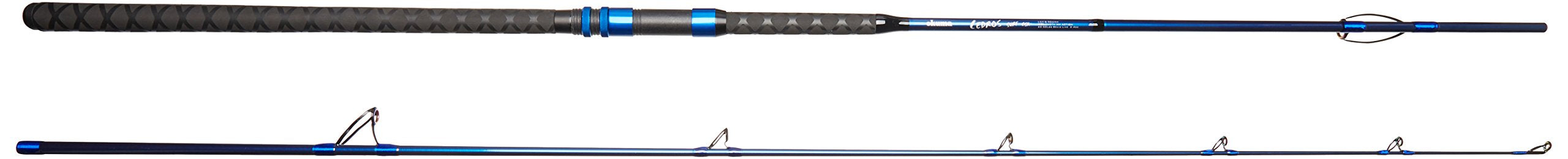 Okuma Cedros CSX Surf Rod blank action showing sensitivity and casting distance potential