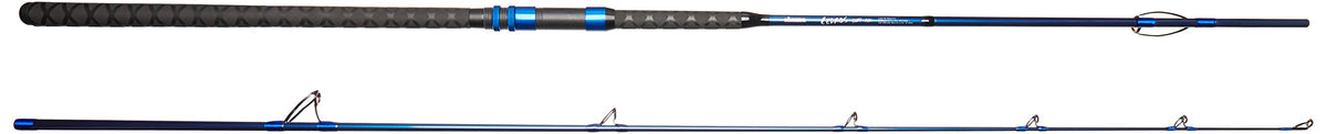 Okuma Cedros CSX Surf Rod blank action showing sensitivity and casting distance potential
