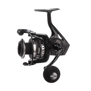 Okuma Cedros CJ-600H close-up showing Dual Force Drag for smooth saltwater stopping power.