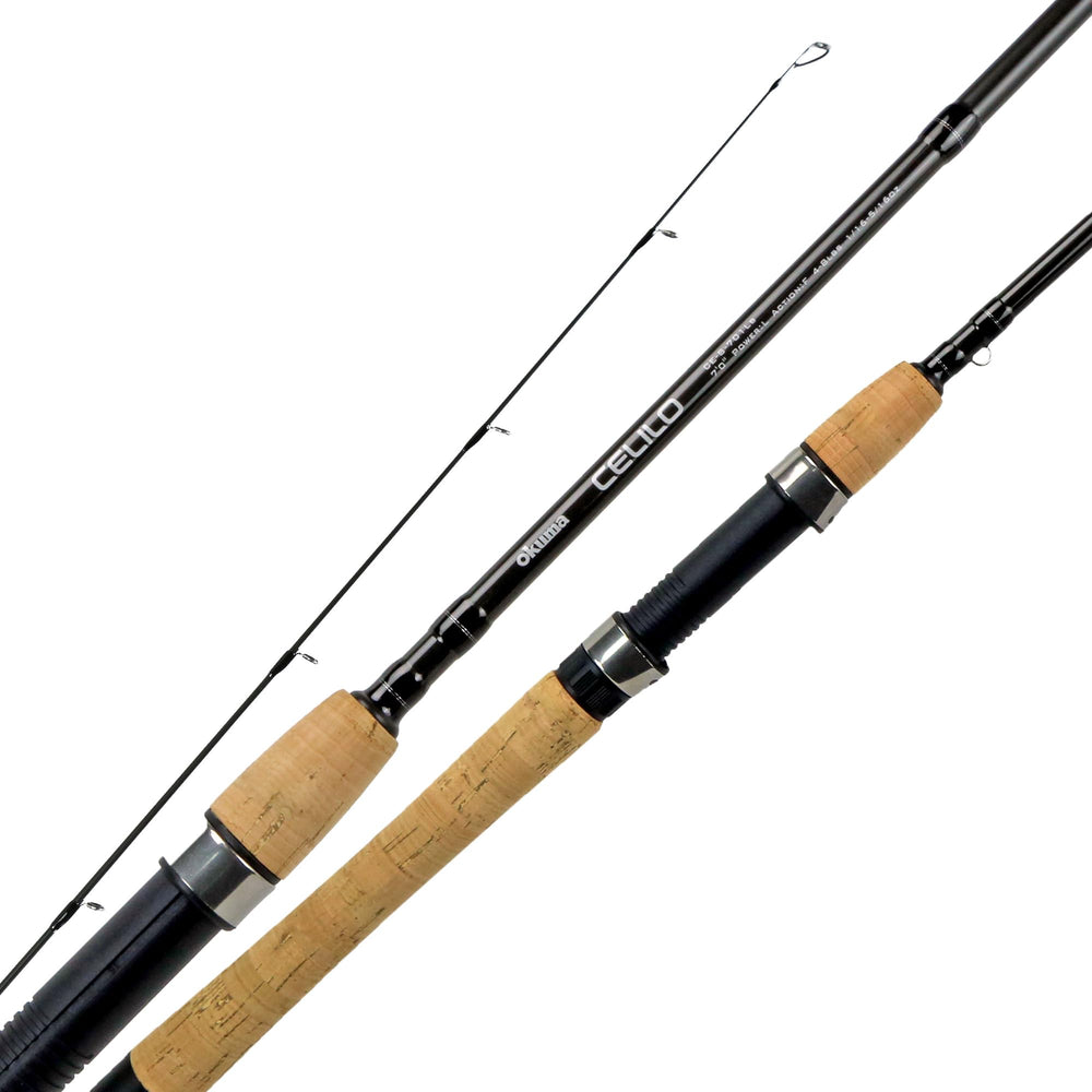 Okuma Celilo freshwater rod blank showing high-sensitivity graphite for subtle bite detection