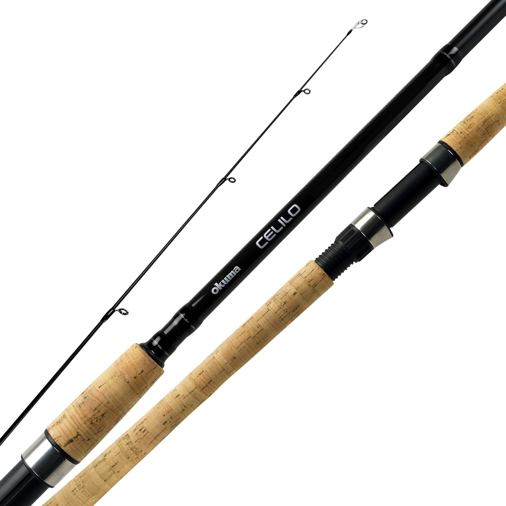 Okuma Celilo salmon rod blank highlights sensitive graphite action for detecting light bites.