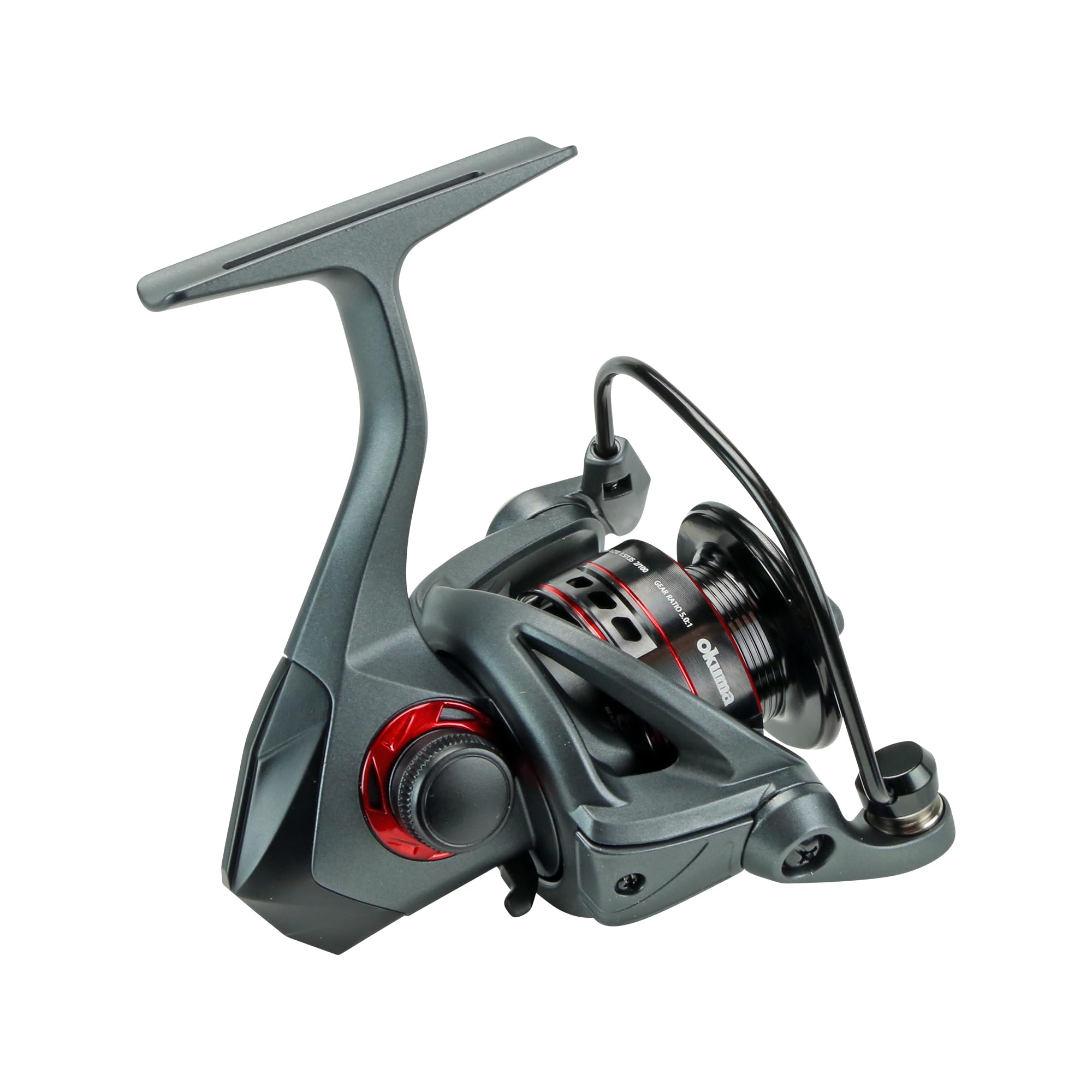 Okuma Ceymar A Series Flite Drive reel side profile highlights corrosion-resistant frame.