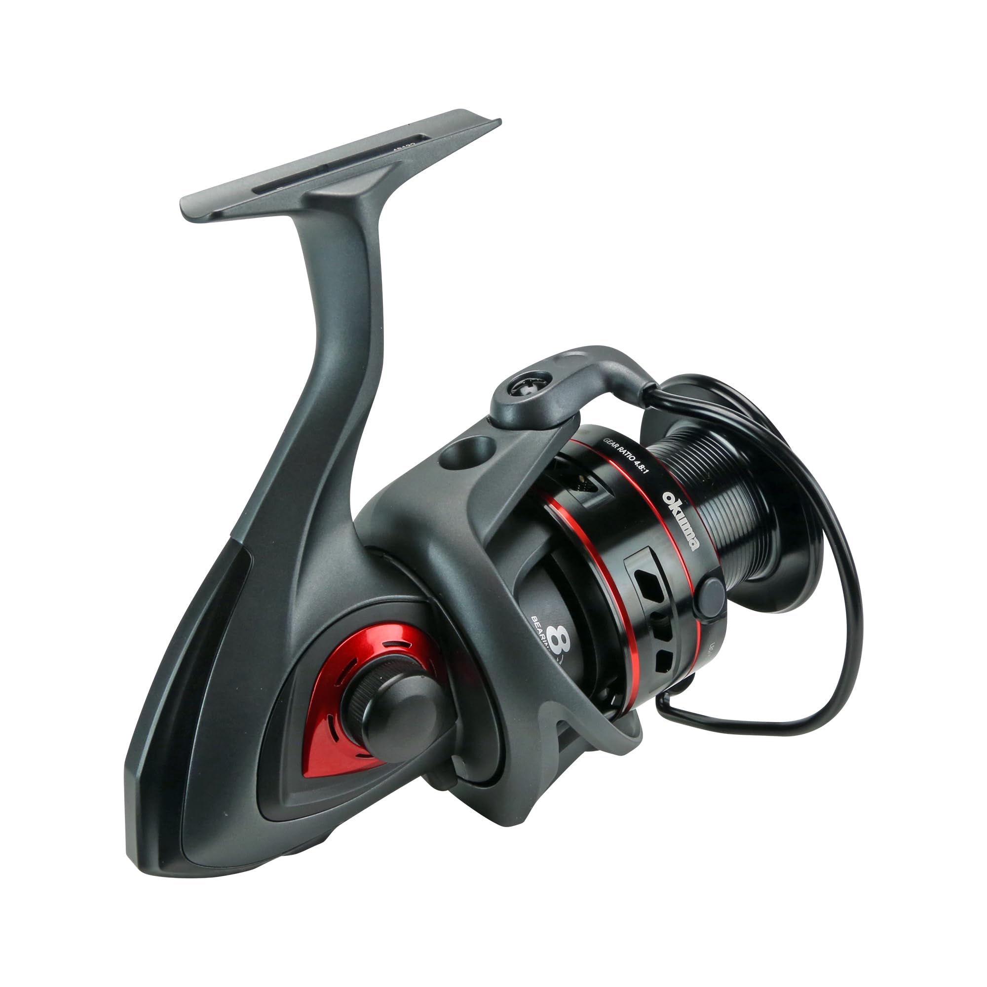 Okuma Ceymar A Series Flite Drive quick-set feature enables reliable hooksets.