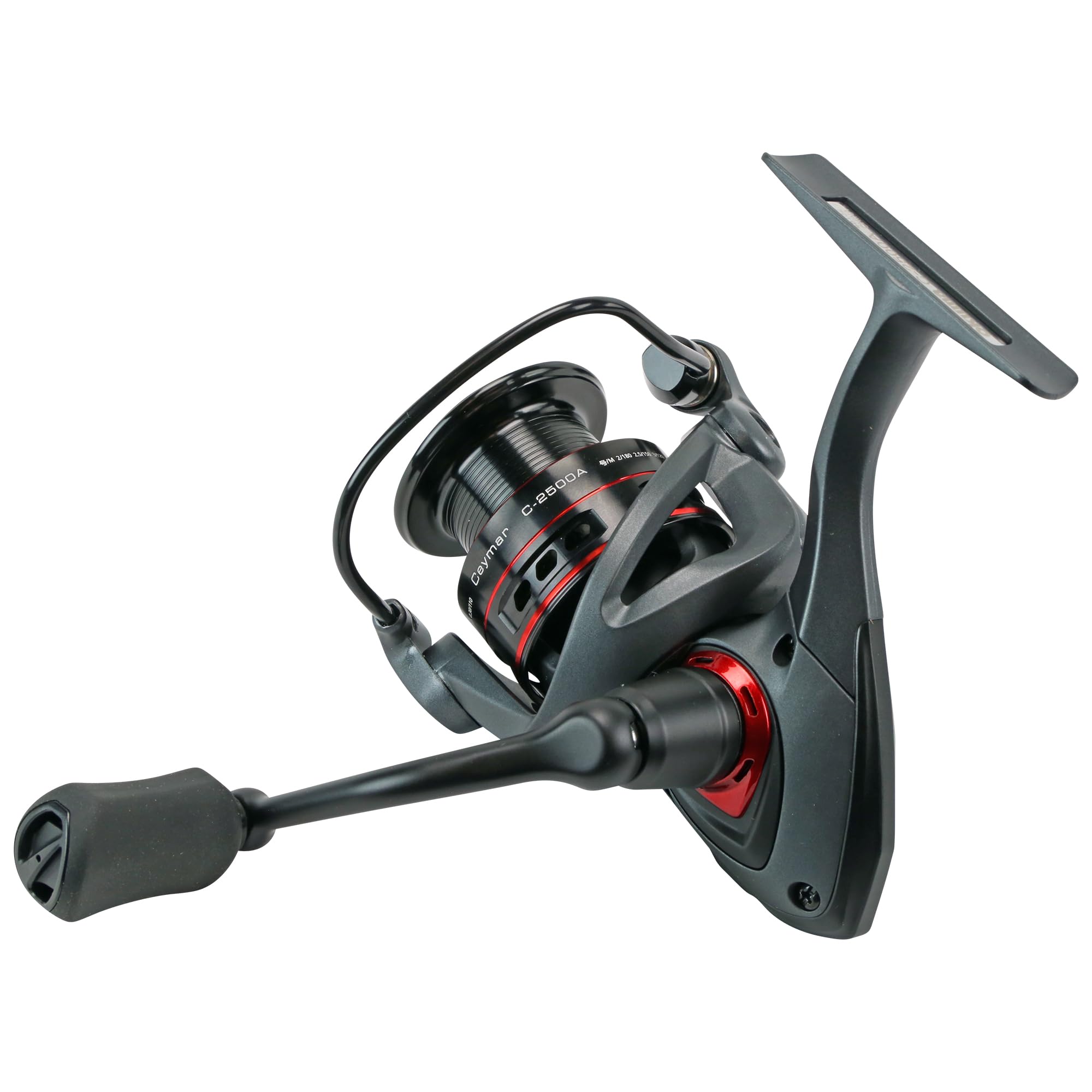 Okuma Ceymar A Series handle with I-shaped and T-shaped knobs for a secure grip