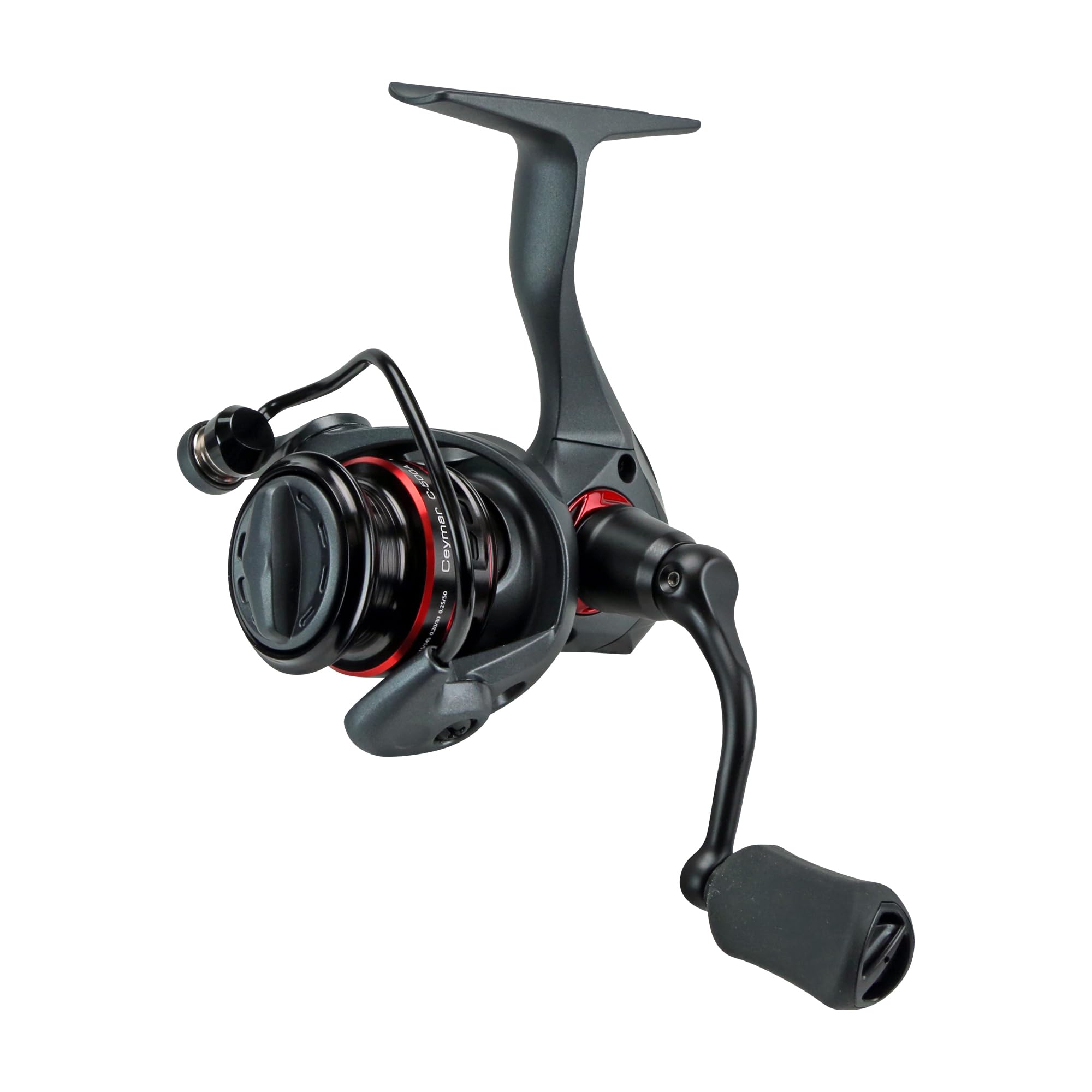 Okuma Ceymar A spinning reel gun metal smooth casting performance.