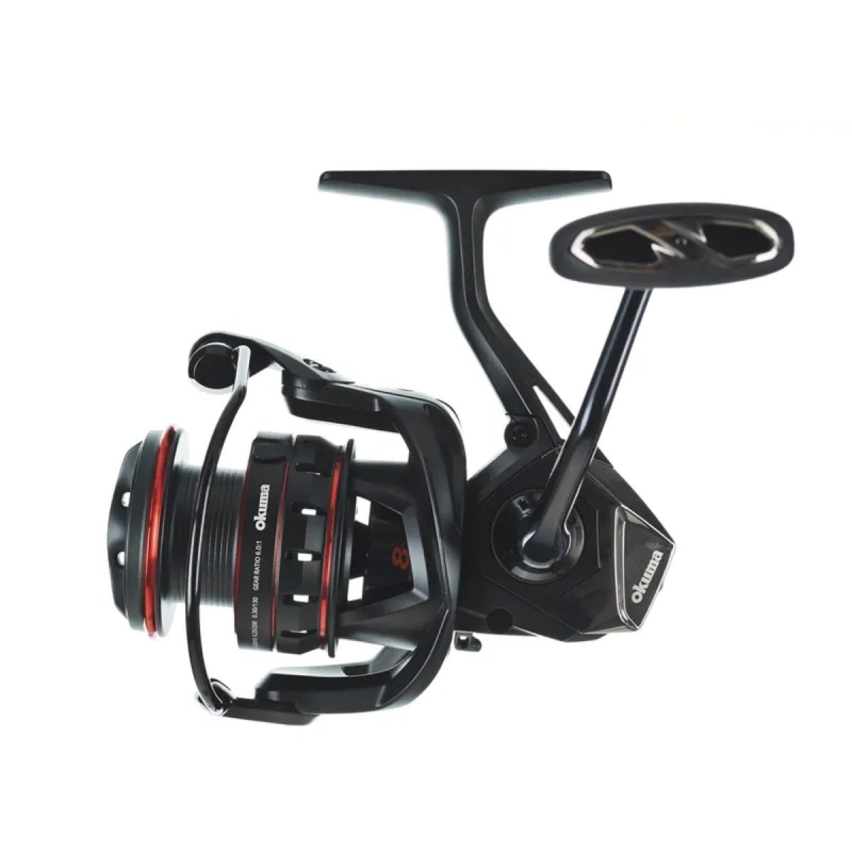 Okuma Ceymar HD 5000 drag system closeup shows smooth, adjustable stopping power