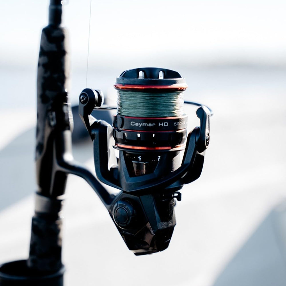 Okuma Ceymar HD 5000 reel frame showcases corrosion resistant construction for all season fishing